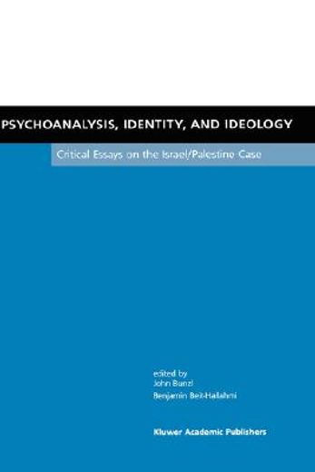 psychoanalysis, identity, and ideology (en Inglés)