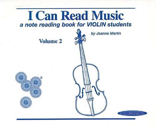 i can read music,a note reading book for violin students