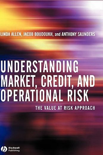 understanding market, credit, and operational risk,the value at risk approach