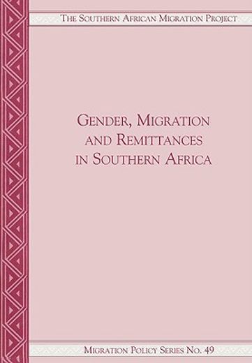 gender, migration and remittances in southern africa