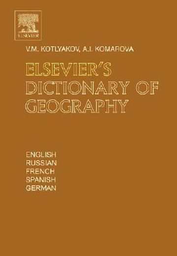 elsevier´s dictionary of geography