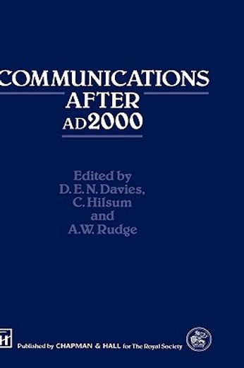 communications after ad2000 (in English)