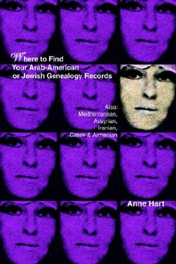 where to find your arab-american or jewish genealogy records,also: mediterranean, assyrian, iranian, greek & armenian