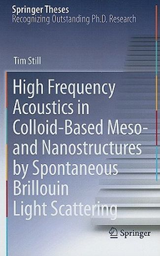 high frequency acoustics in colloid-based meso- and nanostructures by spontaneous brillouin light scattering