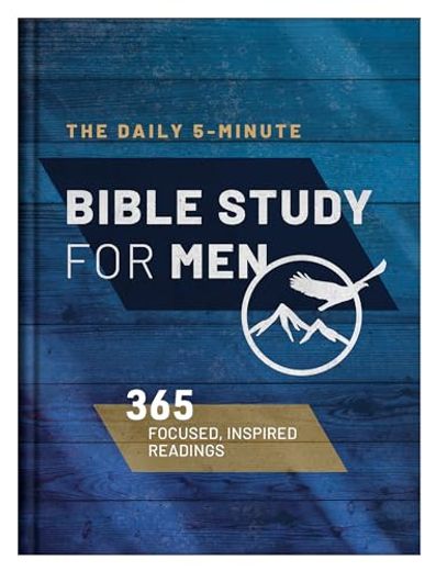 The Daily 5-Minute Bible Study for Men: 365 Focused, Inspiring Readings (en Inglés)