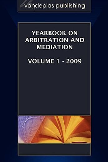 yearbook on arbitration and mediation 2009
