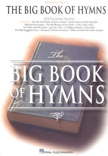 the big book of hymns,piano, vocal, guitar (en Inglés)