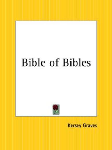 bible of bibles