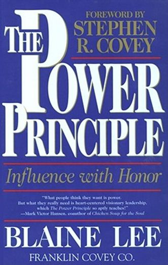 the power principle,influence with honor