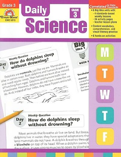 Daily Science, Grade 3 (Daily Practice Books) (en Inglés)