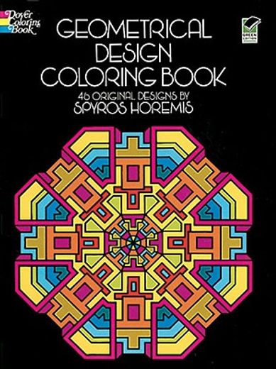 geometrical design coloring book (in English)