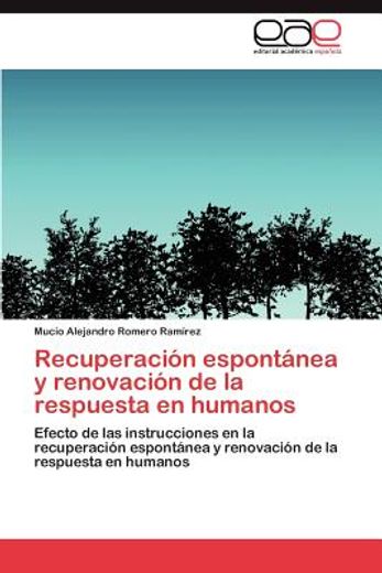recuperaci n espont nea y renovaci n de la respuesta en humanos (in Spanish)