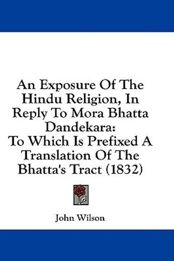 an exposure of the hindu religion, in re