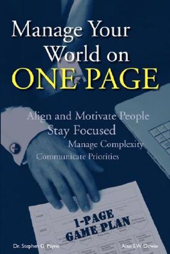 manage your world on one page (en Inglés)