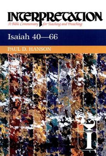 isaiah 40-66 (in English)