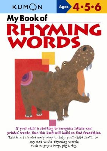 my book of rhyming words (en Inglés)