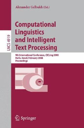 computational linguistics and intelligent text processing (en Inglés)