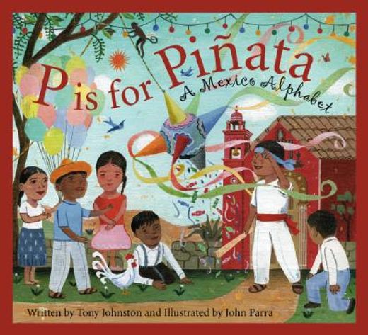 p is for pinata,a mexico alphabet
