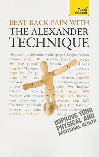 teach yourself beat back pain with the alexander technique