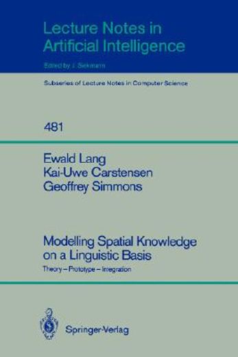 modelling spatial knowledge on a linguistic basis (en Inglés)