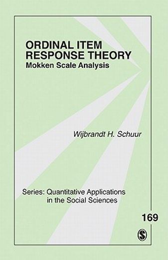 ordinal item response theory,mokken scale analysis
