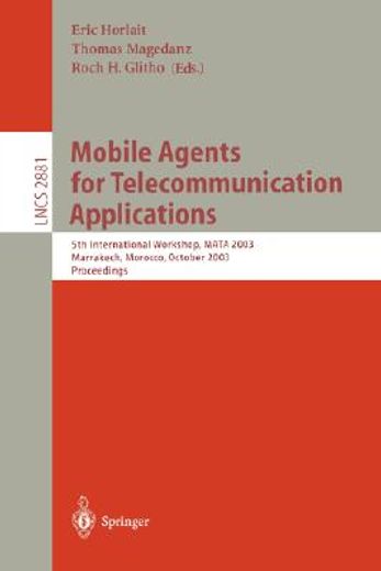 mobile agents for telecommunication applications (in English)