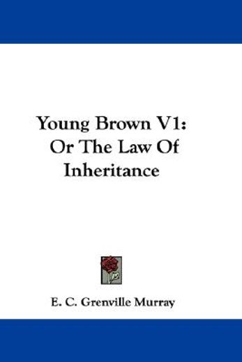 young brown v1: or the law of inheritanc