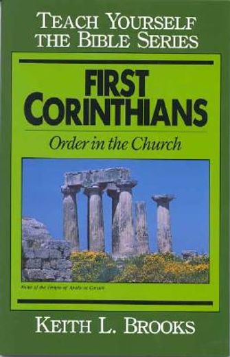 first corinthians,order in the church