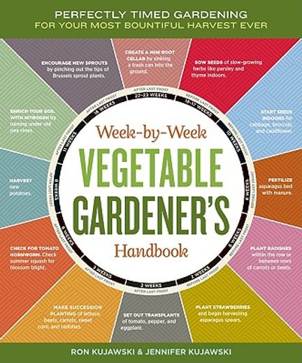 the week-by-week vegetable gardening handbook,make the most of your growing season (en Inglés)
