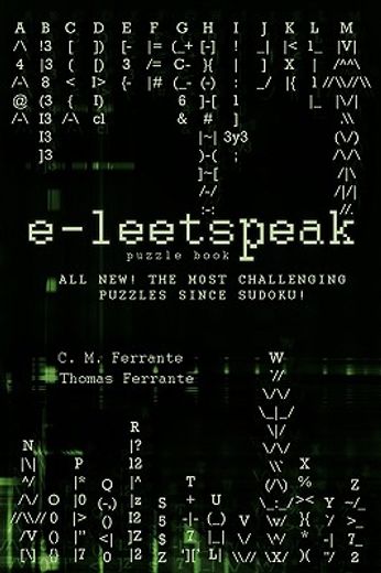 e-leetspeak: all new! the most challenging puzzles since sudoku!
