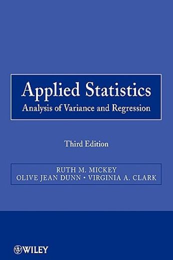 applied statistics,analysis of variance and regression