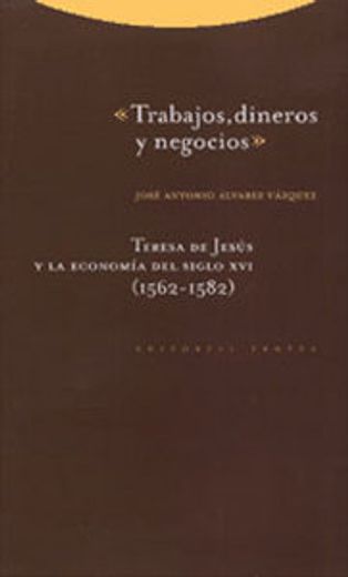 Trabajos, Dineros Y Negocios. Teresa De Jesús Y La Economía Del Siglo XVI (Estructuras y Procesos. Religión)