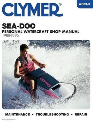 sea-doo water vehicles shop manual 1988-1996