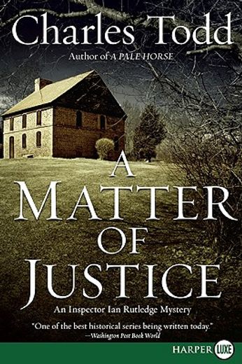 a matter of justice (en Inglés)