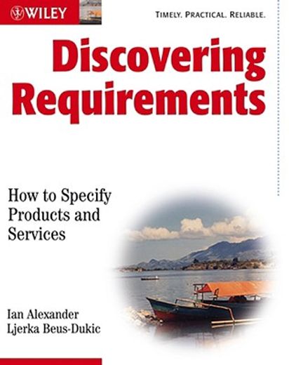 discovering requirements,how to specify products and services (en Inglés)