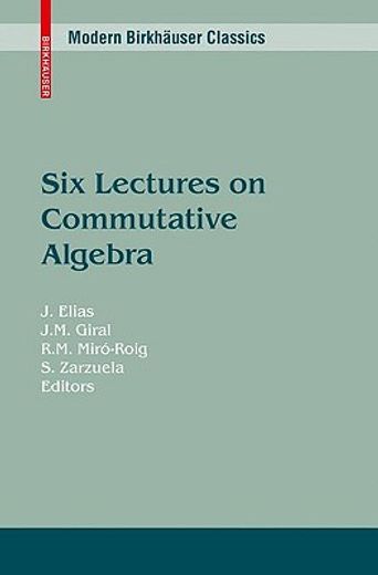six lectures on commutative algebra
