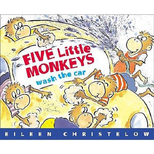 five little monkeys wash the car (in English)