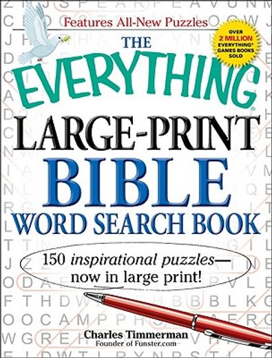 the everything large-print bible word search book (en Inglés)