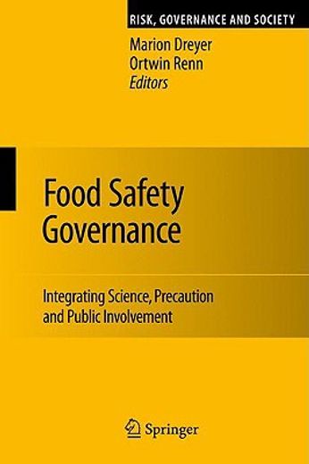 food safety governance,integrating science, precaution and public involvement