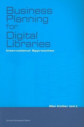business planning for digital libraries,international approaches
