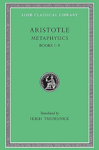 aristotle,metaphysics, books i-ix