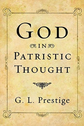god in patristic thought