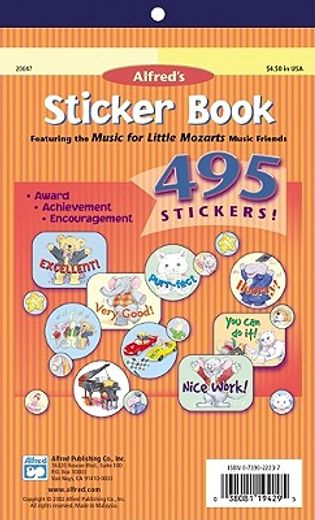 alfred´s sticker book,featuring the music for little mozarts music friends