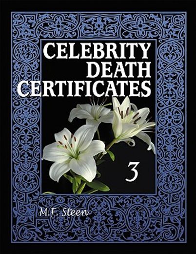 celebrity death certificates