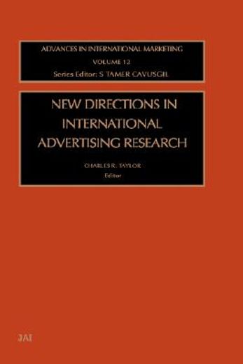 new directions in international advertising research