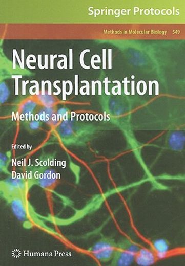 neural cell transplantation,methods and protocols