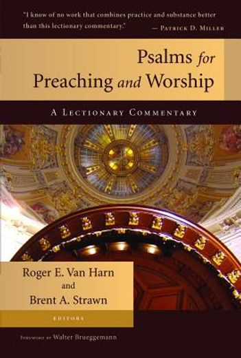 psalms for preaching and worship,a lectionary commentary (en Inglés)
