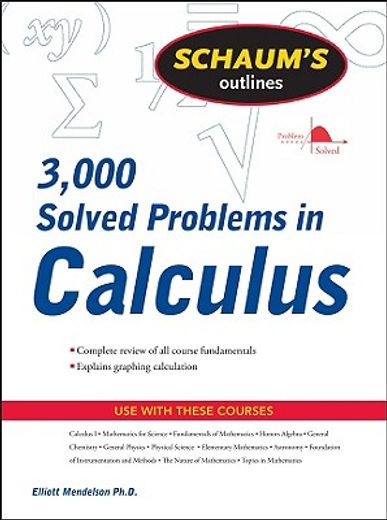 3000 solved problems in calculus (en Inglés)