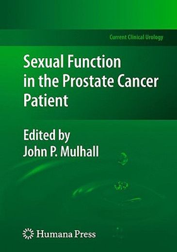 Sexual Function in the Prostate Cancer Patient (en Inglés)