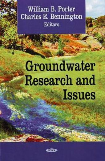 groundwater research and issues